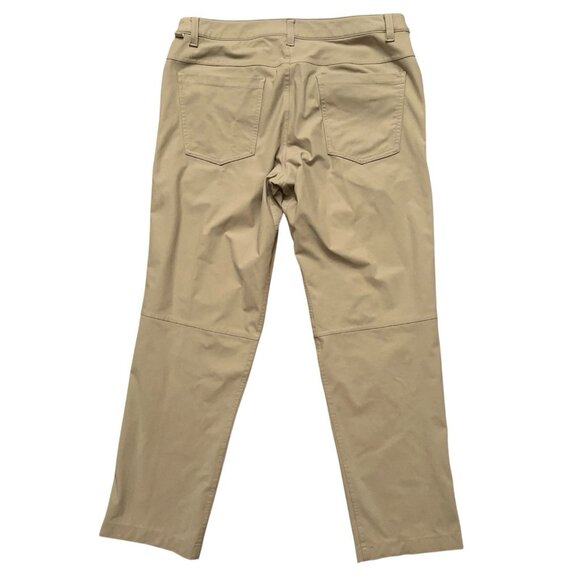 Lululemon ABC Pants Mens Size 31 Classic Fit Warpstreme Stretch Beige - Picture 3 of 4